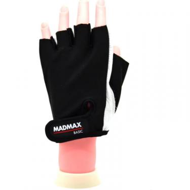Перчатки для фитнеса MadMax MFG-250 Basic Whihe L Фото 4