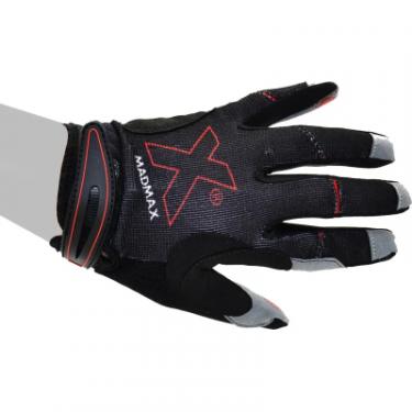 Перчатки для фитнеса MadMax MXG-103 X Gloves Black/Grey XL Фото 7