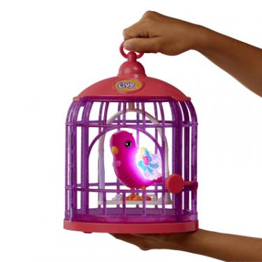 Интерактивная игрушка Moose Говорлива пташка Тіара Твинклз зі світлом у клітці Фото 6