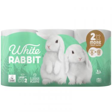 Туалетная бумага Grite White Rabbit 3 шари 6 рулонів Фото 1