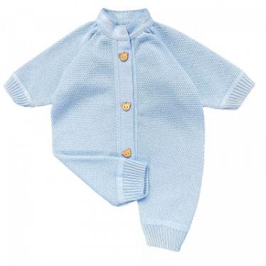 Набор детской одежды Прованс Набір для немовлят Блакитний 3 одиниці (плед, чоло Фото 2