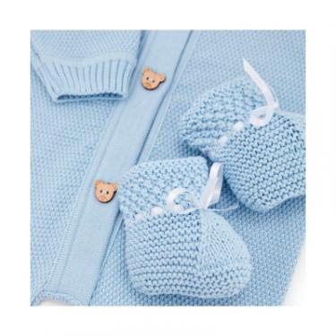 Набор детской одежды Прованс Набір для немовлят Блакитний 3 одиниці (плед, чоло Фото 3