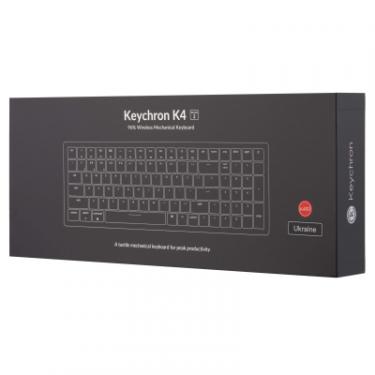 Клавиатура Keychron K4 100Key Gateron G PRO Brown UA White Led Black Фото 11