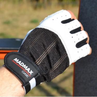 Перчатки для фитнеса MadMax MFG-248 Clasic White L Фото 1