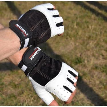 Перчатки для фитнеса MadMax MFG-248 Clasic White L Фото 5