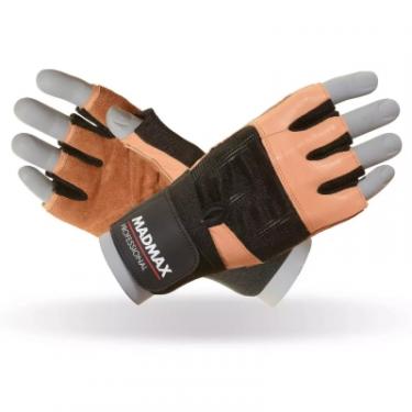 Перчатки для фитнеса MadMax MFG-269 Professional Brown S Фото