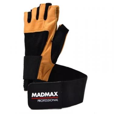 Перчатки для фитнеса MadMax MFG-269 Professional Brown S Фото 1