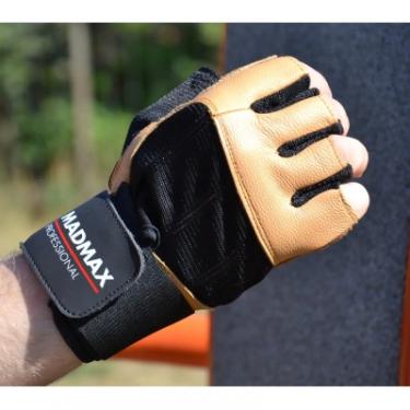 Перчатки для фитнеса MadMax MFG-269 Professional Brown S Фото 2
