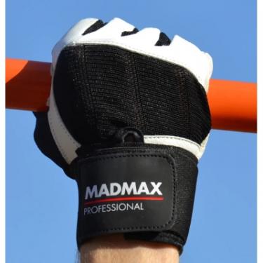 Перчатки для фитнеса MadMax MFG-269 Professional White XXL Фото 9