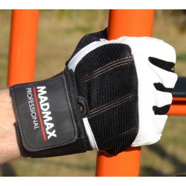 Перчатки для фитнеса MadMax MFG-269 Professional White XXL Фото 4