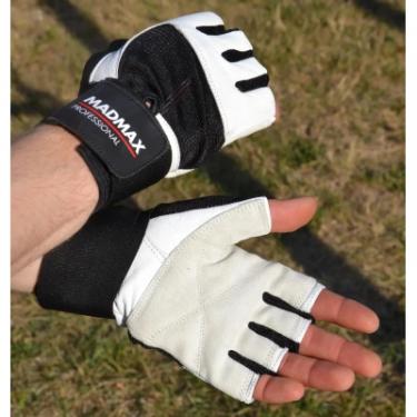 Перчатки для фитнеса MadMax MFG-269 Professional White XXL Фото 6