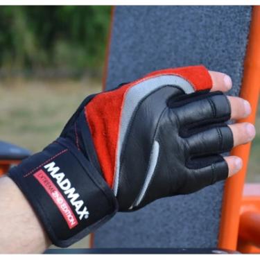 Перчатки для фитнеса MadMax MFG-568 Extreme 2nd edition Black/Red XL Фото 1