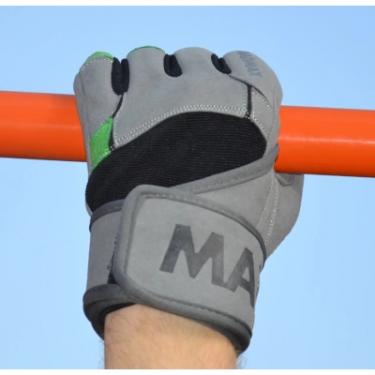 Перчатки для фитнеса MadMax MFG-860 Wild Grey/Green M Фото 9