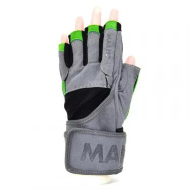 Перчатки для фитнеса MadMax MFG-860 Wild Grey/Green M Фото 1