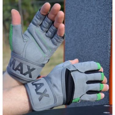Перчатки для фитнеса MadMax MFG-860 Wild Grey/Green M Фото 4