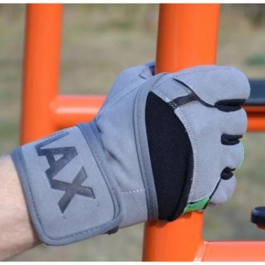 Перчатки для фитнеса MadMax MFG-860 Wild Grey/Green M Фото 5