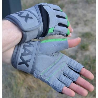 Перчатки для фитнеса MadMax MFG-860 Wild Grey/Green M Фото 7