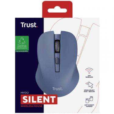 Мышка Trust Mydo Silent Wireless Blue Фото 8