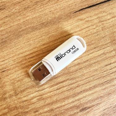 USB флеш накопитель Mibrand 128GB Marten White USB 3.2 Фото 1