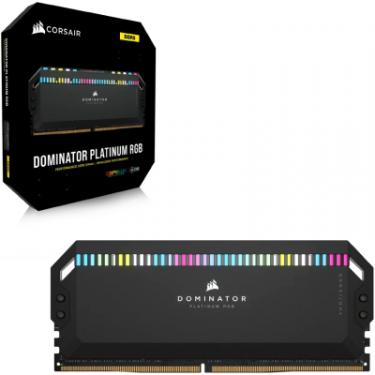 Модуль памяти для компьютера Corsair DDR5 64GB (2x32GB) 6000 MHz Dominator Platinum RGB Фото 4