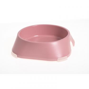 Посуда для собак Fiboo Миска без антиковзких накладок M рожева Фото