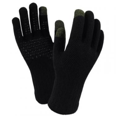 Водонепроницаемые перчатки Dexshell ThermFit з вовною мериноса Чорні L Фото