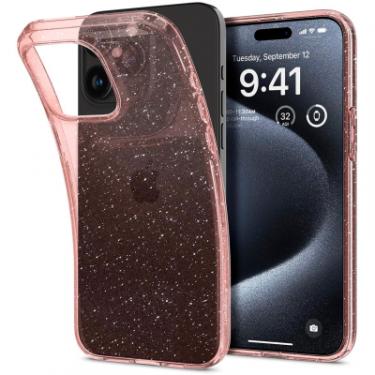 Чехол для мобильного телефона Spigen Apple iPhone 15 Pro Liquid Crystal Glitter Rose Qu Фото 9