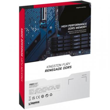 Модуль памяти для компьютера Kingston Fury (ex.HyperX) DDR5 48GB (2x24GB) 7200 MHz Renegade Silver XMP Фото 5