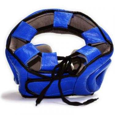Боксерский шлем Thor 705 XL ПУ-шкіра Синій Фото 2
