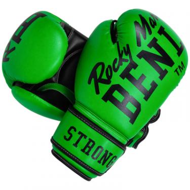 Боксерские перчатки Benlee Chunky B PU-шкіра 10oz Зелені Фото