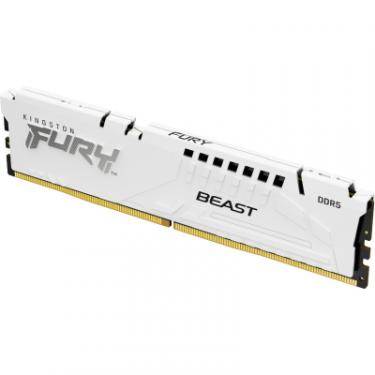 Модуль памяти для компьютера Kingston Fury (ex.HyperX) DDR5 16GB 5600 MHz FURY Beast White Фото 1