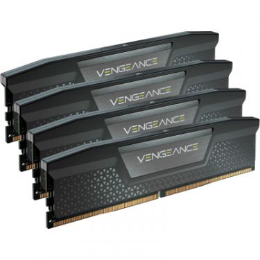Модуль памяти для компьютера Corsair DDR5 96GB (4x24GB) 5600 MHz Vengeance Black Фото 1