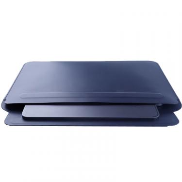 Чехол для ноутбука BeCover 16" MacBook ECO Leather Deep Blue Фото 1