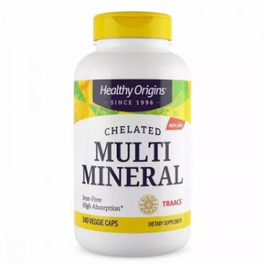 Витаминно-минеральный комплекс Healthy Origins Хелатные Мультиминералы без железа, Chelated Multi Фото