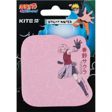 Бумага для заметок Kite з клейким шаром Naruto 70х70 мм, 50 аркушів Фото