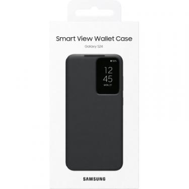 Чехол для мобильного телефона Samsung Galaxy S24 (S921) Smart View Wallet Case Black Фото 5