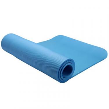Коврик для фитнеса LiveUp NBR Mat 180x60x1.2 см Синій LS3257-b Фото