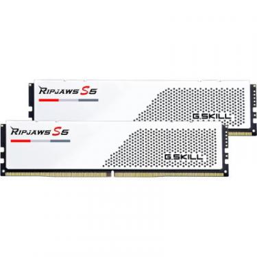 Модуль памяти для компьютера G.Skill DDR5 64GB (2x32GB) 5200 MHz Ripjaws S5 White Фото 2