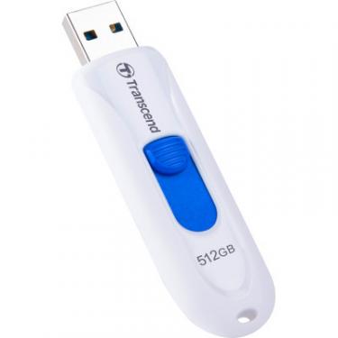 USB флеш накопитель Transcend 512GB JetFlash 790 White USB 3.1 Фото 2