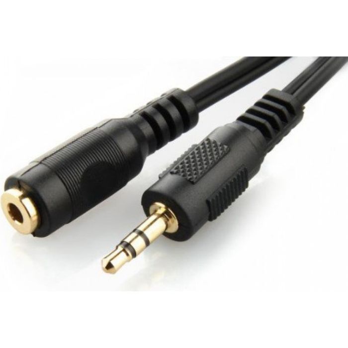 Кабель мультимедийный Cablexpert 3.5mm M to 3.5mm F 5.0m Фото