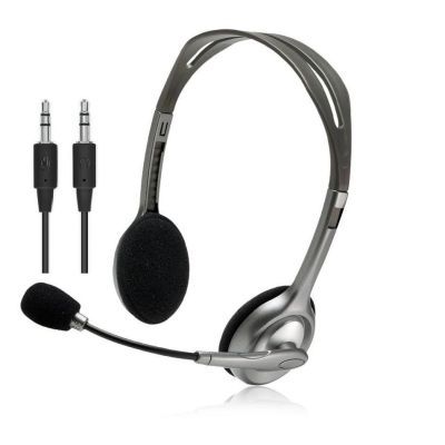 Наушники Logitech H110 Stereo Headset with 2*3pin jacks Фото