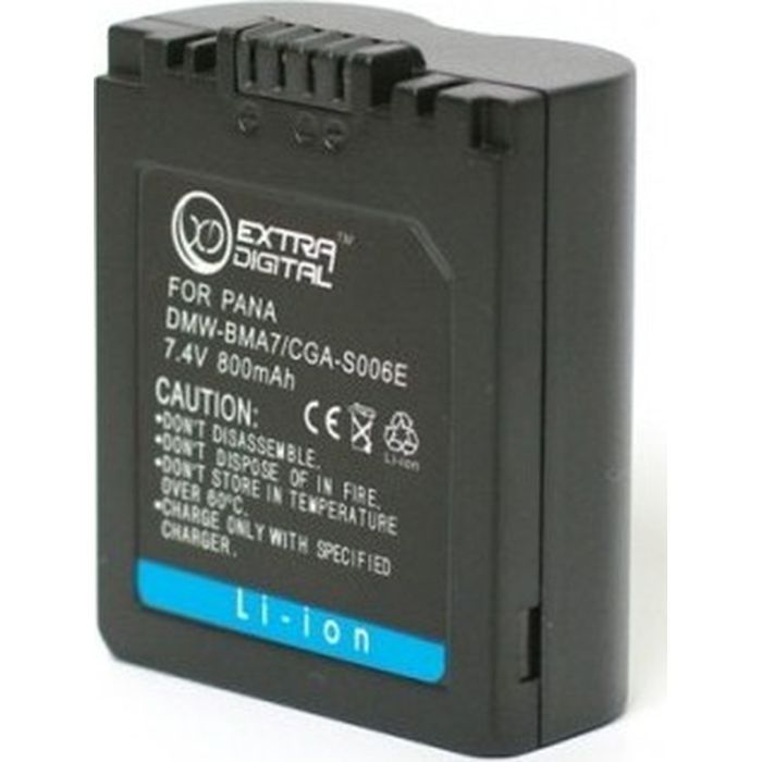 Аккумулятор к фото/видео Extradigital Panasonic S006E Фото