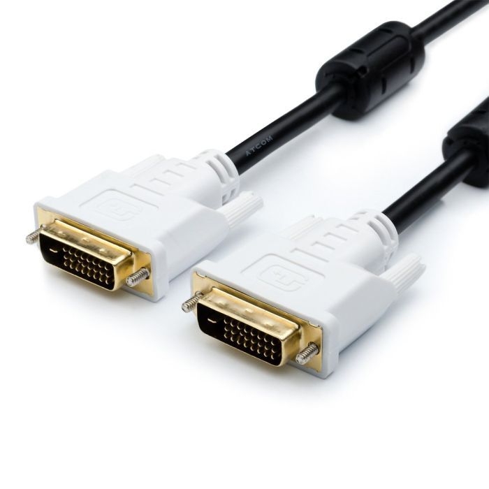 Кабель мультимедийный Atcom DVI M to DVI M 10.0m 24+1pin Фото