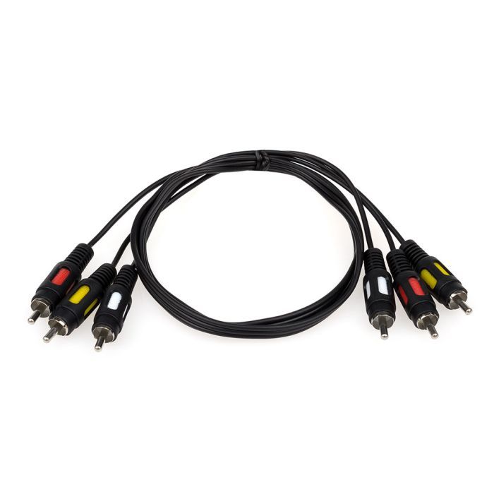 Кабель мультимедийный Atcom 3xRCA to 3xRCA 7.5m Фото