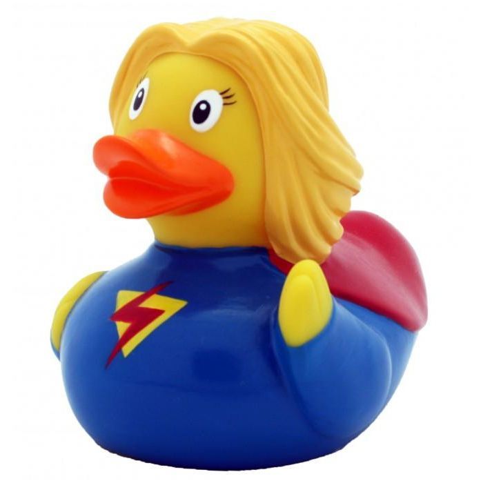 Игрушка для ванной Funny Ducks Супервумен утка Фото