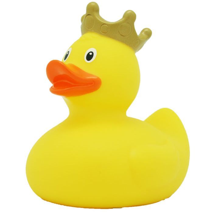 Игрушка для ванной Funny Ducks Утка в короне желтая Фото