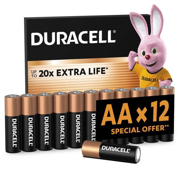 Батарейка Duracell AA лужні 12 шт. в упаковці Фото