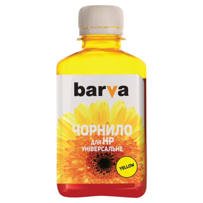 Чернила Barva HP Universal №2 YELLOW 180г Фото
