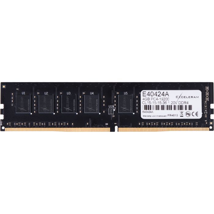Модуль памяти для компьютера eXceleram DDR4 4GB 2400 MHz Фото