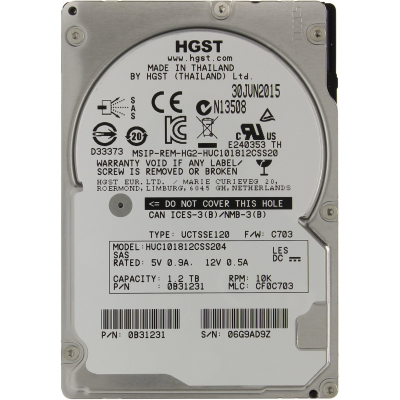 Жесткий диск для сервера WDC Hitachi HGST 1.2TB Фото